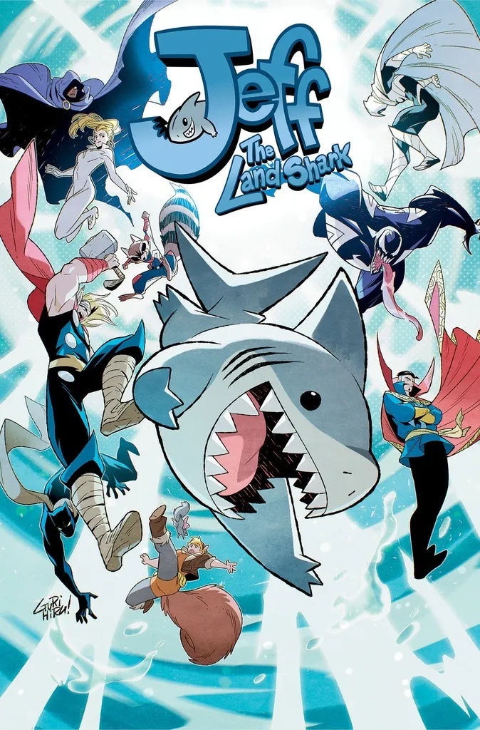 JEFF THE LAND SHARK FRIENDS AND RIVALS