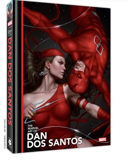 MARVEL ART OF DAN DOS SANTOS DIRECT MARKET ED
