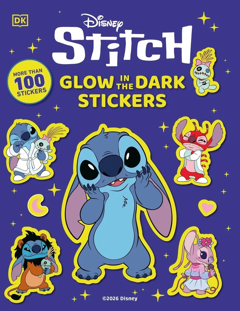 DISNEY STITCH GLOW IN THE DARK ULTIMATE STICKER BOOK