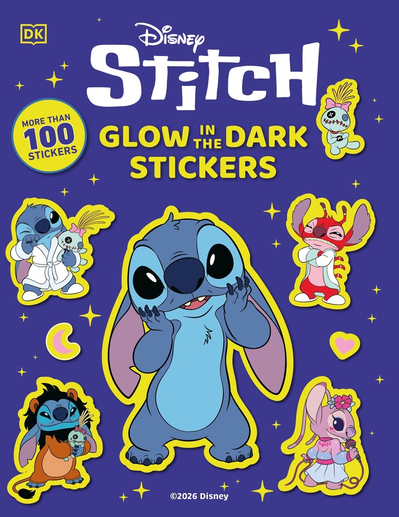 DISNEY STITCH GLOW IN THE DARK ULTIMATE STICKER BOOK