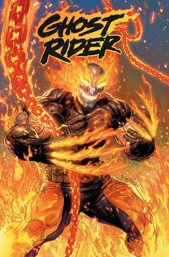 GHOST RIDER BY BENJAMIN PERCY OMNIBUS RYAN STEGMAN COVER [DM ONLY]