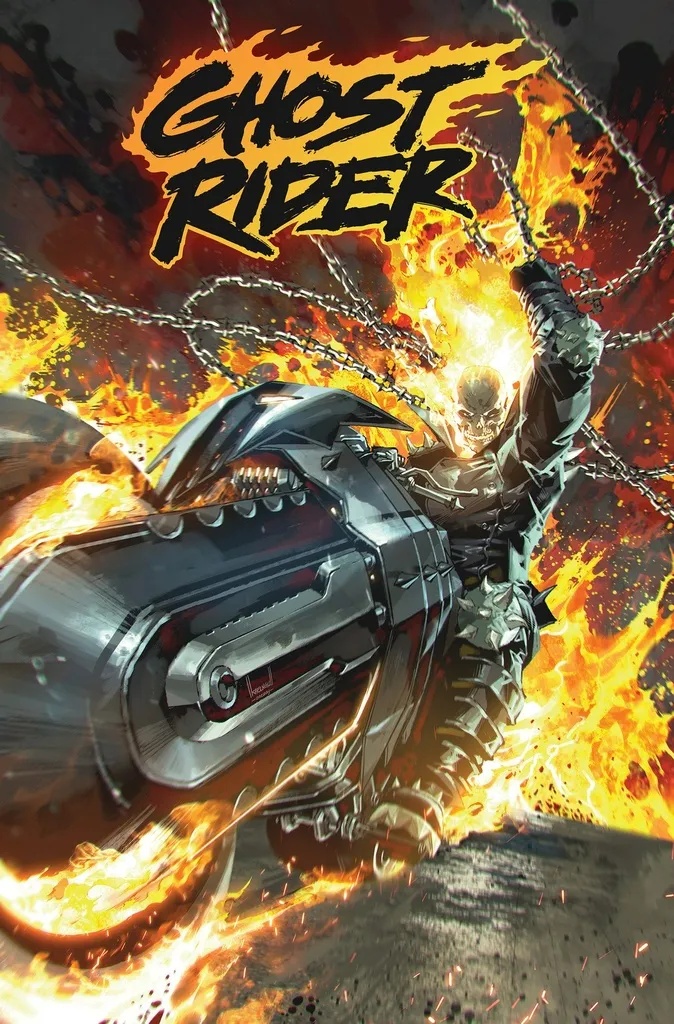 GHOST RIDER BY BENJAMIN PERCY OMNIBUS KAEL NGU COVER