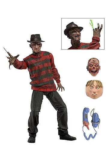 NIGHTMARE ON ELM STREET ACTION FIGURE 30TH ANNIVERSARY ULTIMATE FREDDY KRUEGER 18 CM