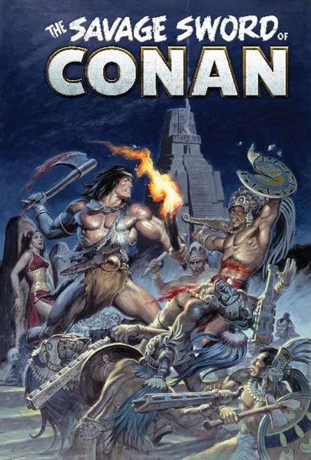 SAVAGE SWORD CONAN ORIG MARVEL YRS OMNIBUS 12 EARL NOREM DIRECT MARKET EDITION CVR