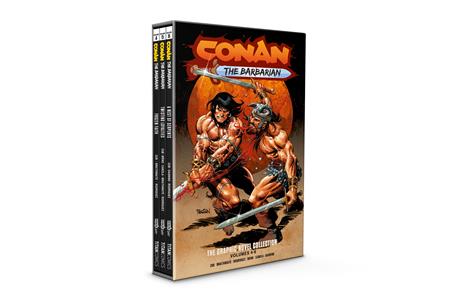 CONAN THE BARBARIAN 2 VOL 04-06 SLIPCASE SET DIRECT MARKET EDITION DAN PANOSIAN CVR (MR)