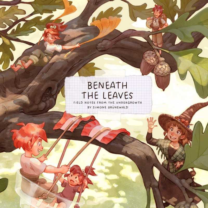 Artbook Simone Grünewald BENEATH THE LEAVES