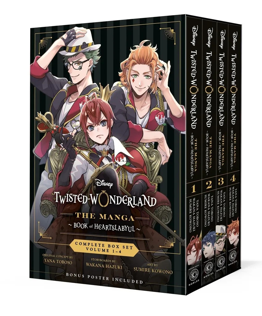 TWISTED-WONDERLAND: BOOK OF HEARTSLABYUL BOXED SET: VOLUMES 1-4