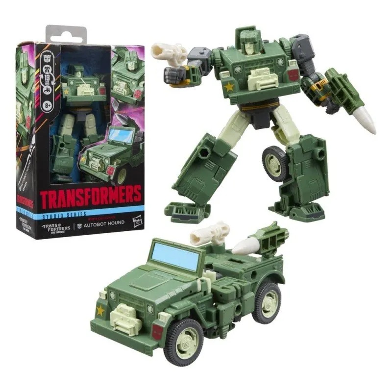 TRANSFORMERS MOVIE STUDIO SERIES DELUXE CLASS ACTION FIGURE MTMTE COLLECTION: AUTOBOT HOUND 14 CM