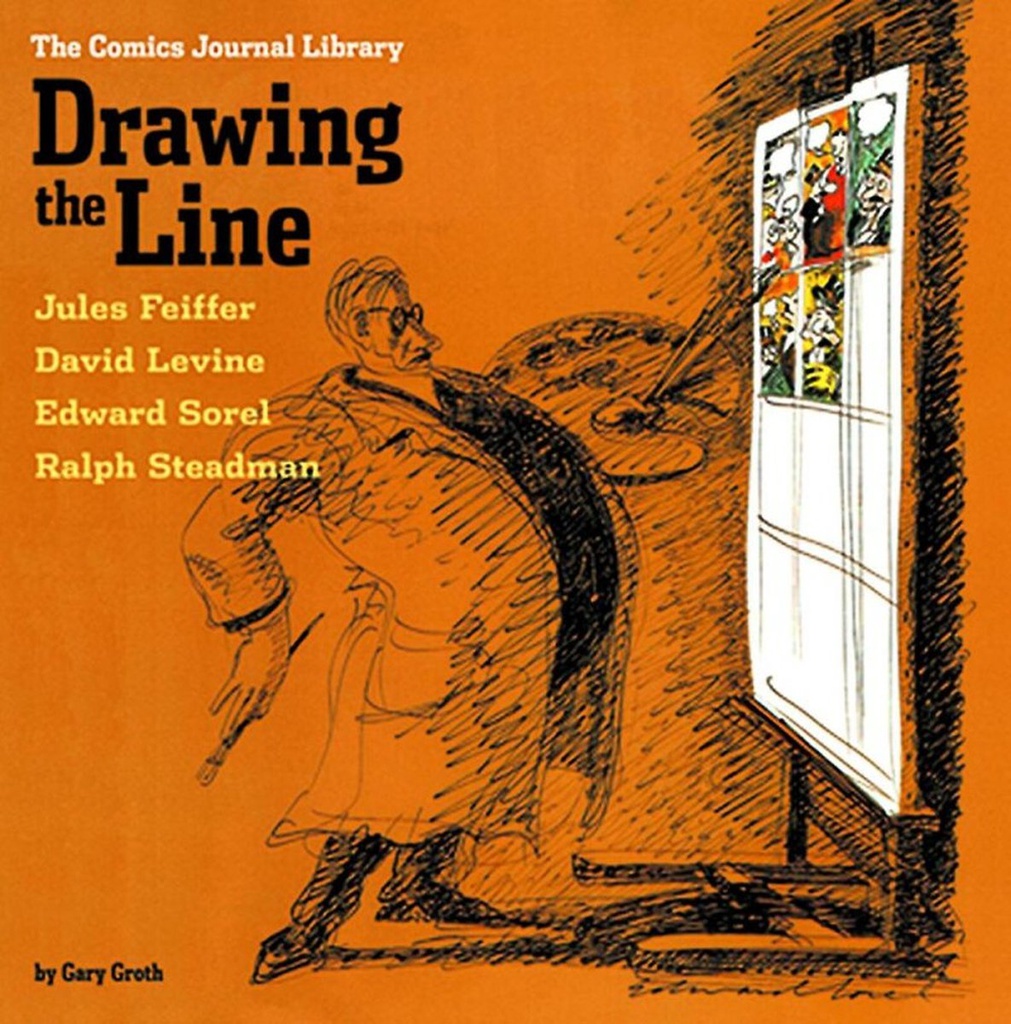 COMICS JOURNAL LIBRARY 4 DRAWING THE LINE