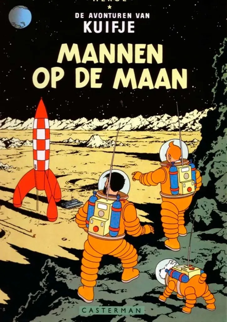 Kuifje 17 Mannen op de maan