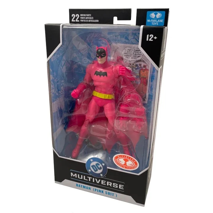 DC MULTIVERSE ACTION FIGURE PINK BATMAN (CHASE) 18 CM