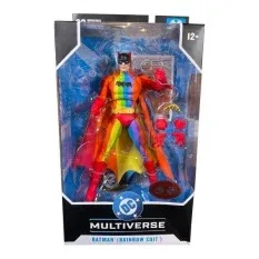 DC MULTIVERSE ACTION FIGURE RAINBOW BATMAN (CHASE) 18 CM