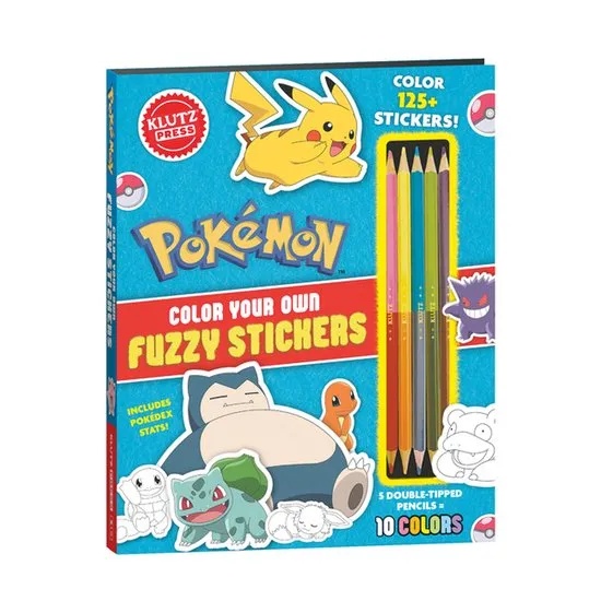 POKEMON Fuzzy Stickers