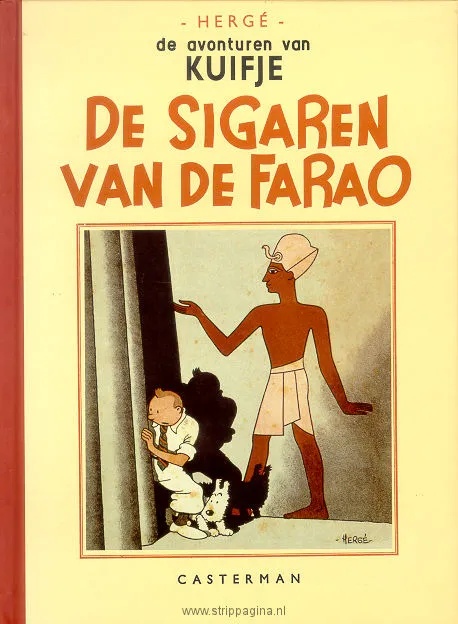 Kuifje Facsimile Zwart/Wit 4 De sigaren van de Farao