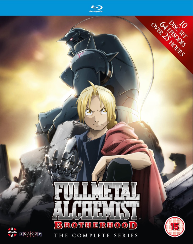 FULLMETAL ALCHEMIST BROTHERHOOD Complete Collection Blu-ray