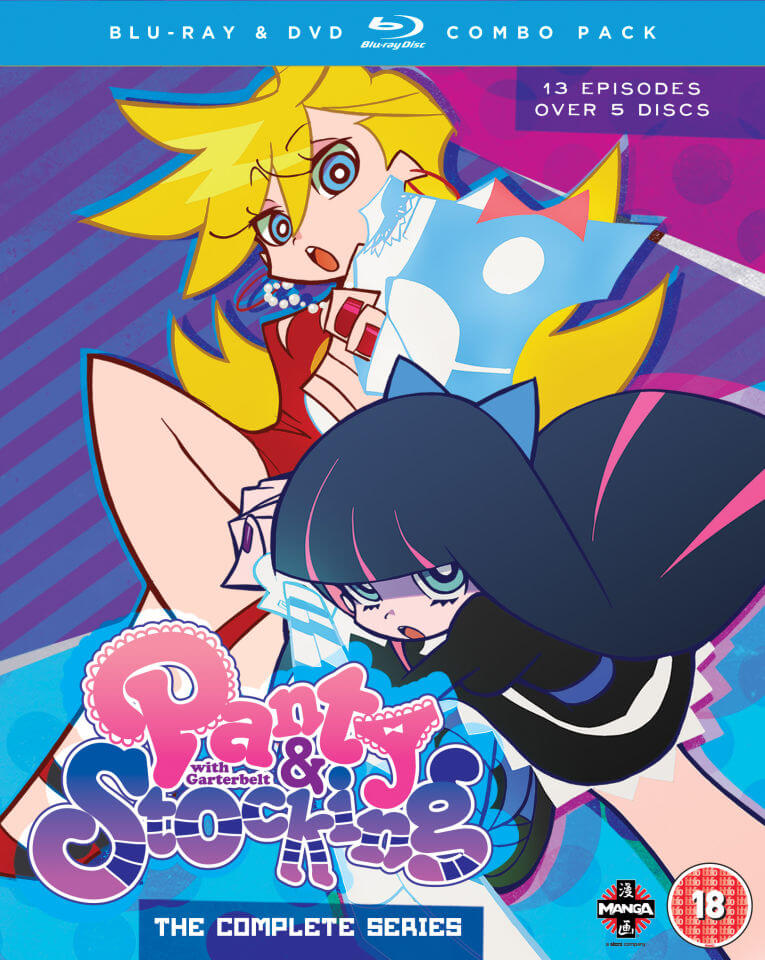PANTY & STOCKING WITH GARTERBELT Complete Series Blu-ray/DVD Combi