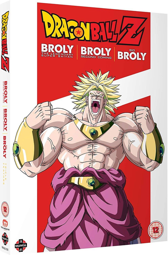 DRAGON BALL Z Movie Trilogy: Broly, The Legendary Super Saiyan / Broly, Second Coming / Bio Broly