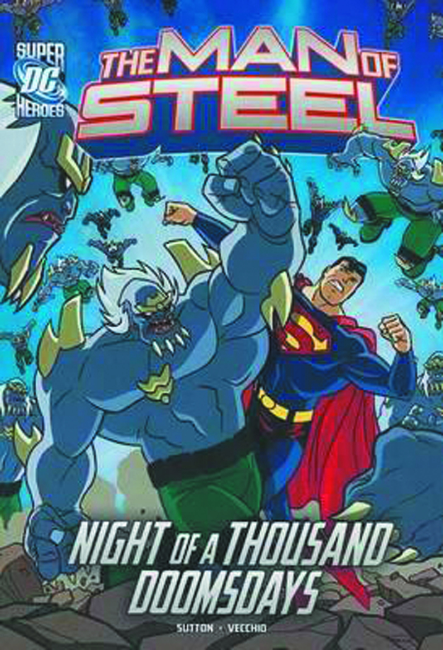 DC SUPER HEROES MAN OF STEEL YR 8 SUPERMAN VS DOOMSDAY ARMY