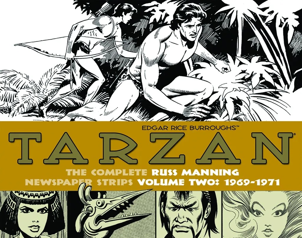 TARZAN RUSS MANNING NEWSPAPER STRIPS 2 1969-1971
