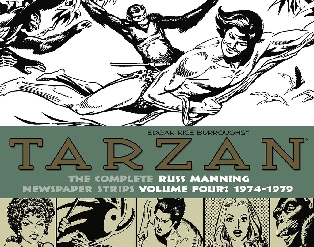 TARZAN RUSS MANNING NEWSPAPER STRIPS 4 1974-1979