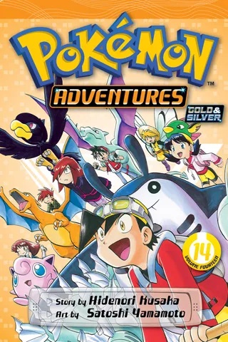 POKEMON ADVENTURES 14 GOLD AND SILVER
