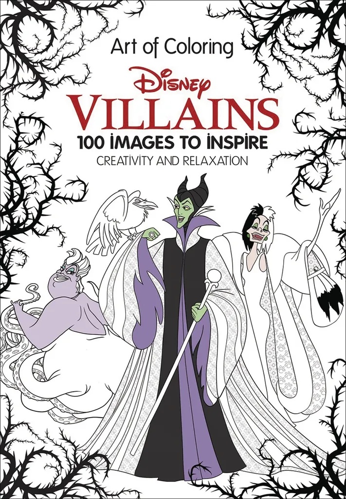 ART OF COLORING DISNEY VILLAINS