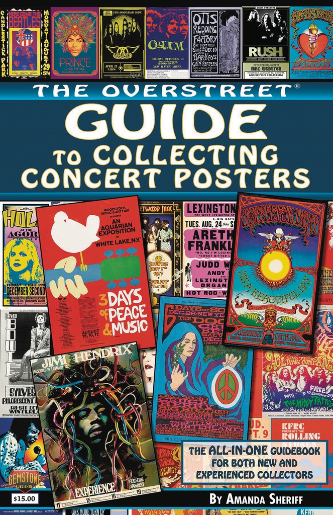 OVERSTREET GUIDE 6 COLLECTING CONCERT POSTERS