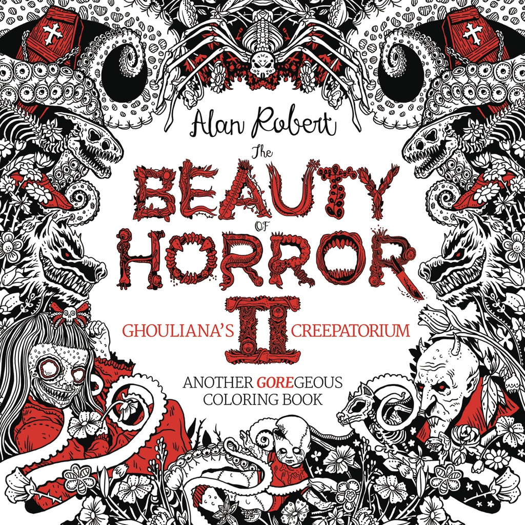 BEAUTY OF HORROR GOREGEOUS COLORING BOOK 2