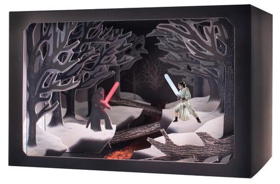 STAR WARS SCENES BOOK WITH PAPER MODEL KIT
