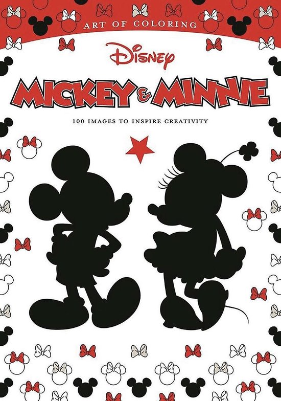 ART OF COLORING MICKEY MOUSE AND MINNIE MOUSE