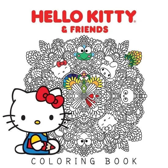 HELLO KITTY & FRIENDS COLORING BOOK