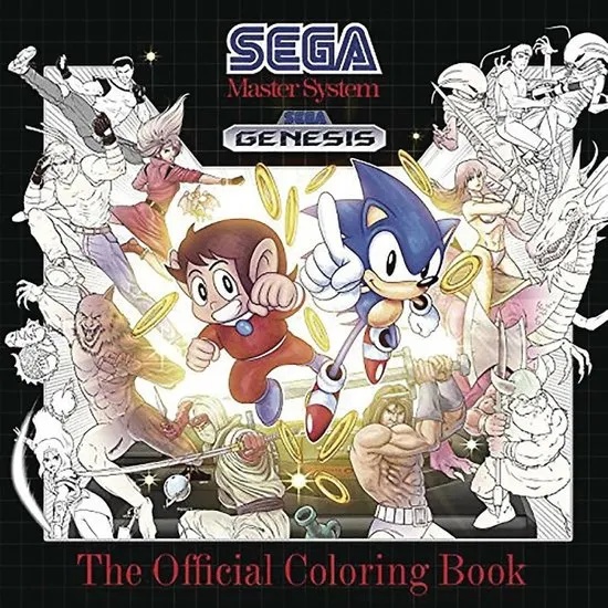 SEGA OFFICIAL COLORING BOOK