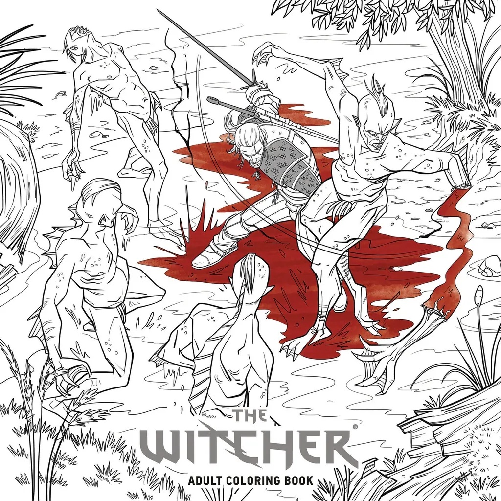 WITCHER ADULT COLORING BOOK