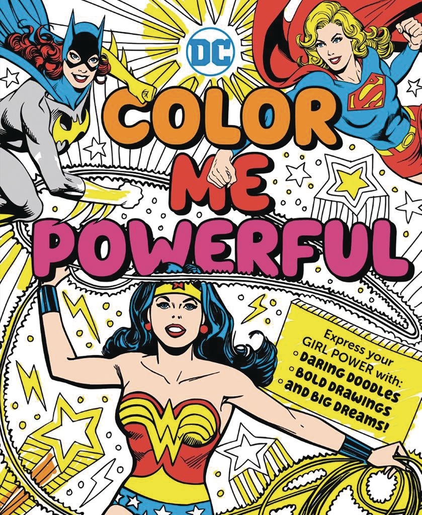 DC SUPER HEROES COLOR ME POWERFUL