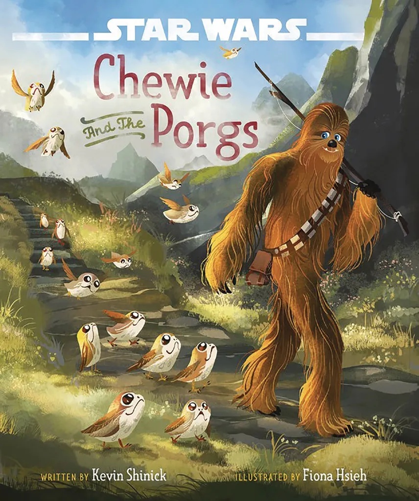 STAR WARS LAST JEDI CHEWIE AND THE PORGS