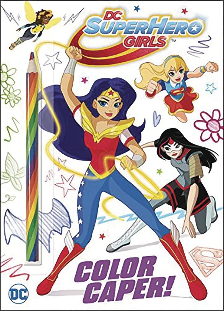 DC SUPER HERO GIRLS COLOR CAPER BOOK