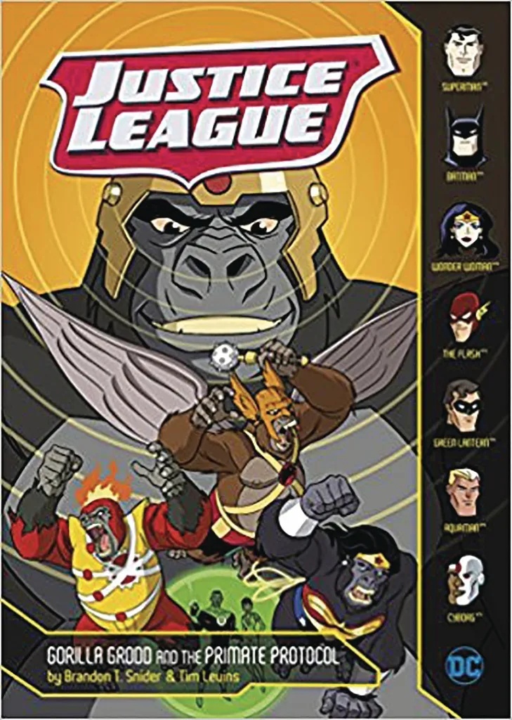 JUSTICE LEAGUE YR 5 GORILLA GRODD & PRIMATE PROTOCOL