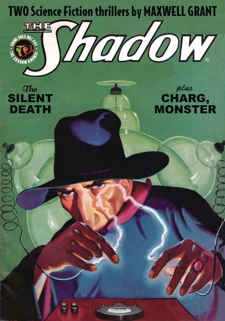 SHADOW DOUBLE NOVEL 127 SILENT DEATH & CHARG MONSTER