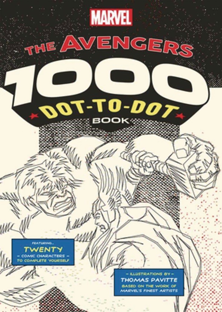 MARVEL AVENGERS 1000 DOT TO DOT BOOK