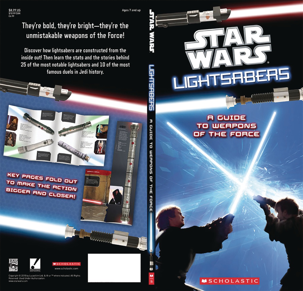 STAR WARS LIGHTSABERS GUIDE TO WEAPONS OF FORCE