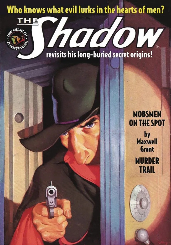 SHADOW DOUBLE NOVEL 129 MOBSMEN ON SPOT & MURDER TRAIL