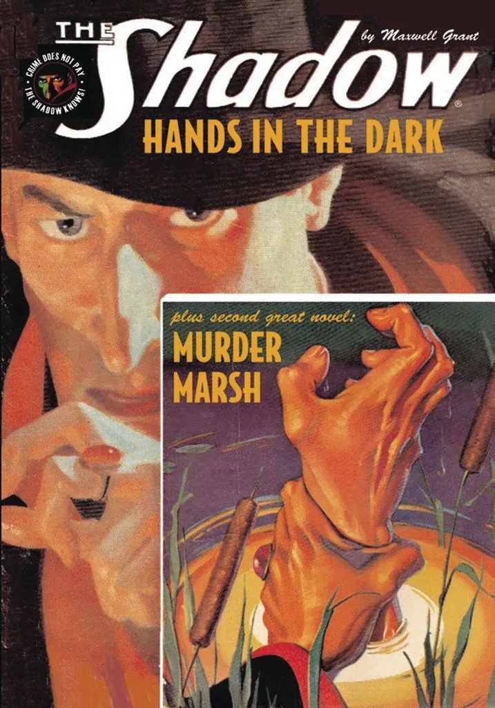 SHADOW DOUBLE NOVEL 130 HANDS IN DARK & MURDER MARSH