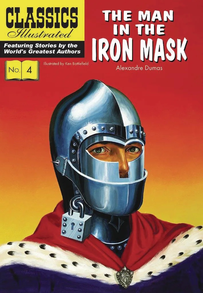 CLASSIC ILLUSTRATED MAN IN IRON MASK