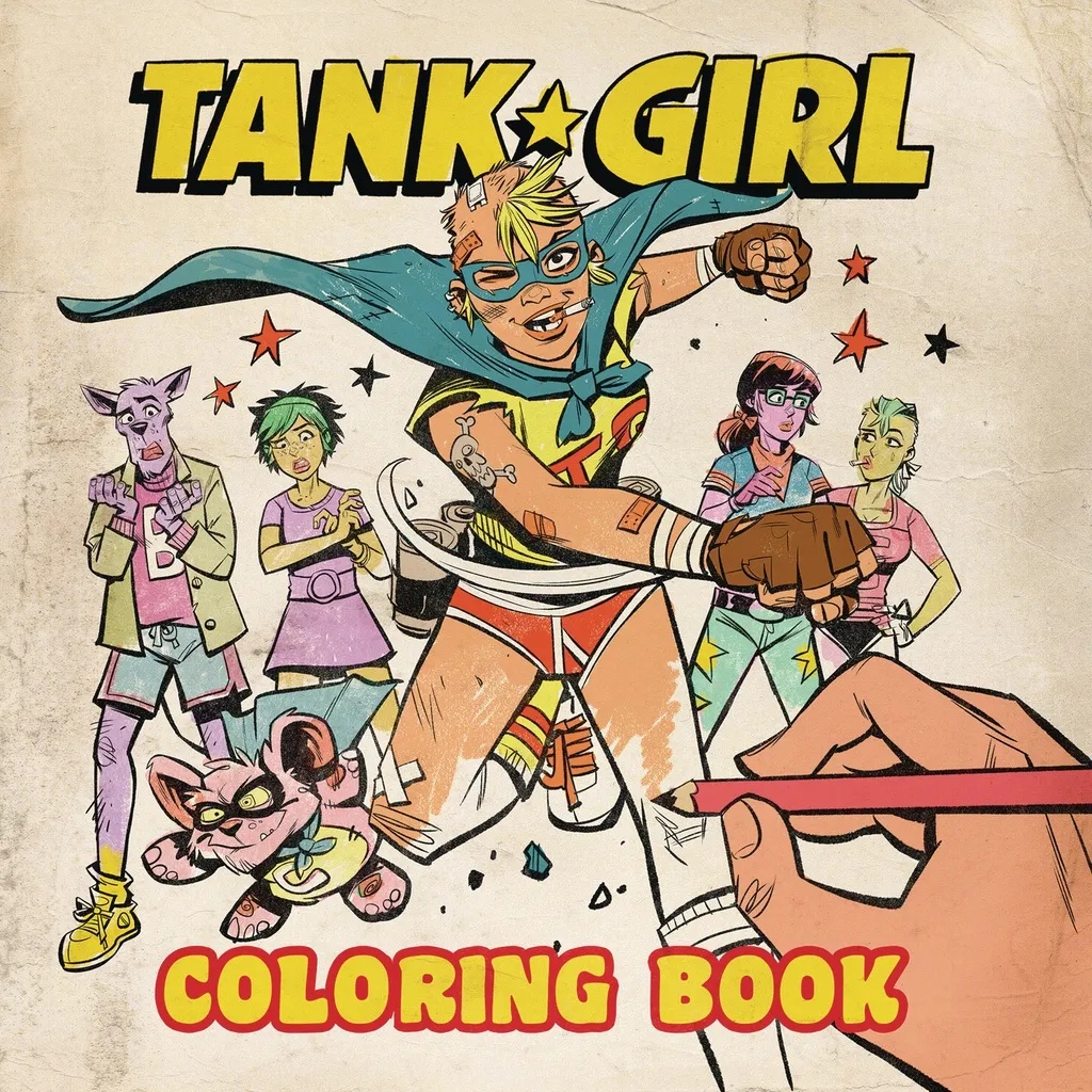 TANK GIRL COLORING BOOK