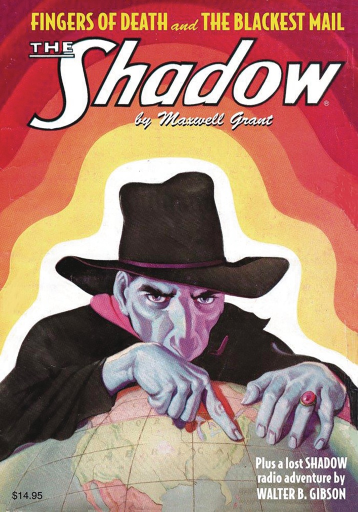 SHADOW DOUBLE NOVEL 132 FINGERS OF DEATH & BLACKIEST MAIL