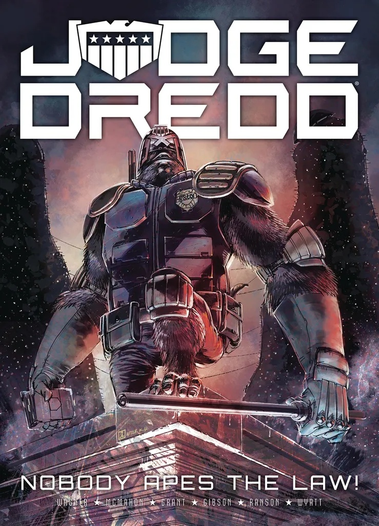 JUDGE DREDD NOBODY APES LAW