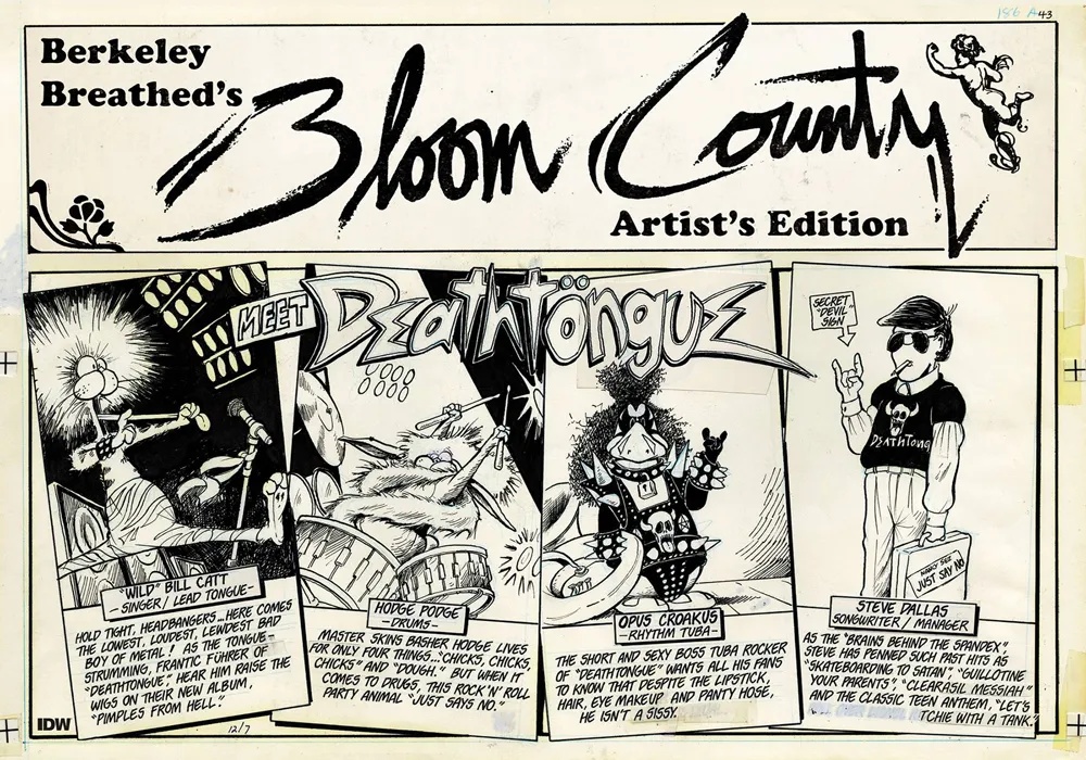 BERKELEY BREATHED BLOOM COUNTY ARTIST ED