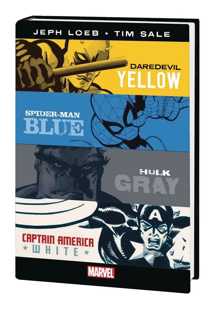 JEPH LOEB TIM SALE YELLOW BLUE GRAY & WHITE OMNIBUS