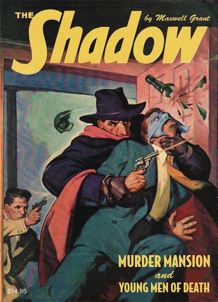 SHADOW DOUBLE NOVEL 138 MURDER MANSION YOUNG MEN DEATH