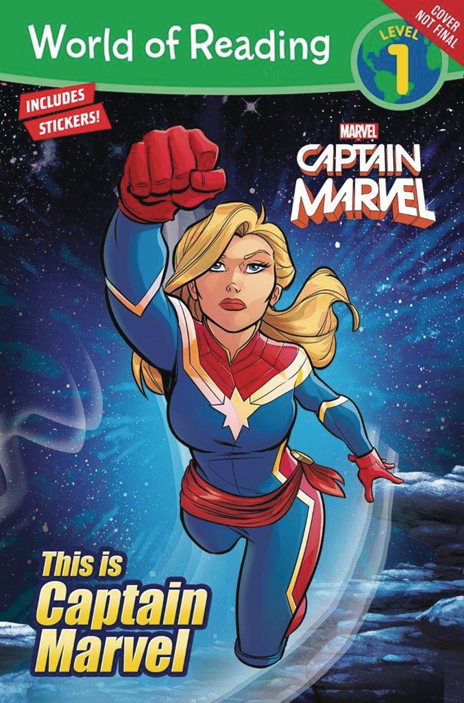 WORLD OF READING THIS IS CAPT MARVEL YR